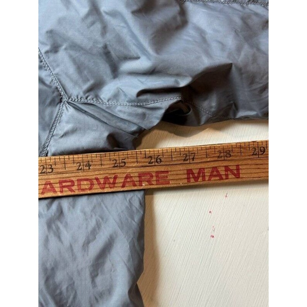 K-Way Acurx'14 Thin Shell Nylon Windbreaker Jacket Packable Lined Tech Gray 1X - Picture 14 of 15